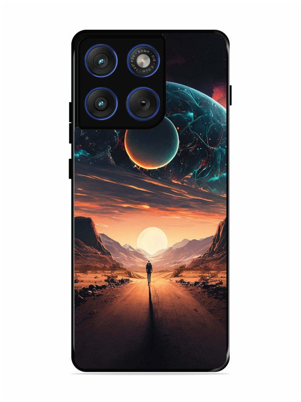 Motorola Edge 70 5G Sunset with space scene