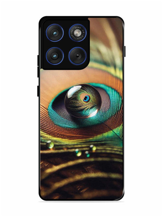 Motorola Edge 70 5G Water Drop On Peacock Feather