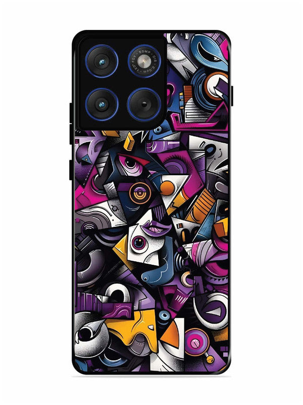 Motorola Edge 70 5G Abstract Geometric Graffiti Chaos