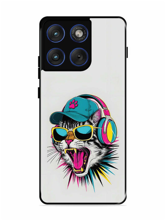 Motorola Edge 70 5G Neon Pop Art DJ Cat Vibe