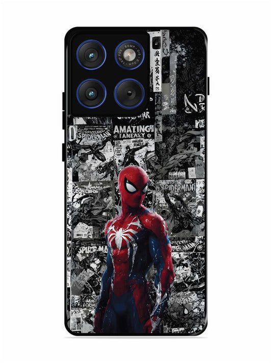Motorola Edge 70 5G Spiderman Highlighted on News Paper