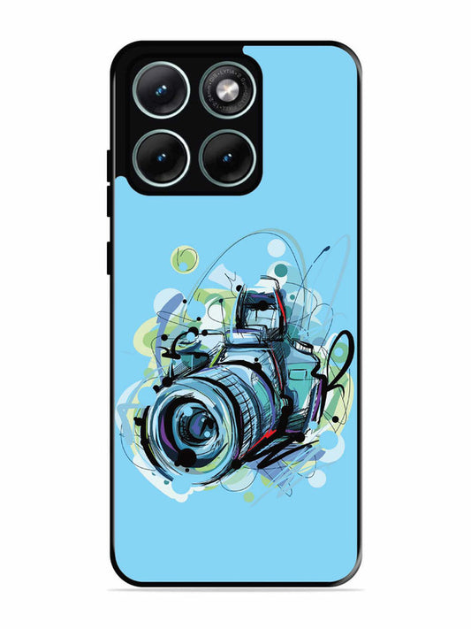 Motorola Edge 70 Fusion Camera Blue Background