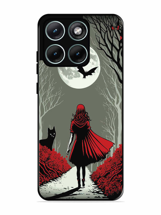 Motorola Edge 70 Fusion Scarlet Girl in Red Forest
