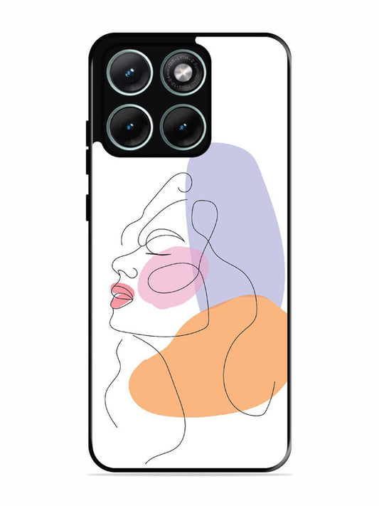 Motorola Edge 70 Fusion Line Art Girl Face