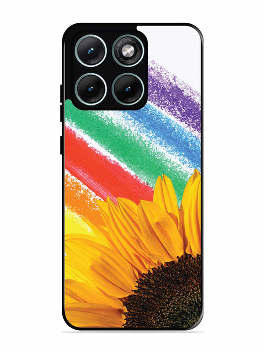Motorola Edge 70 Fusion Sunflower on Colourful Lines