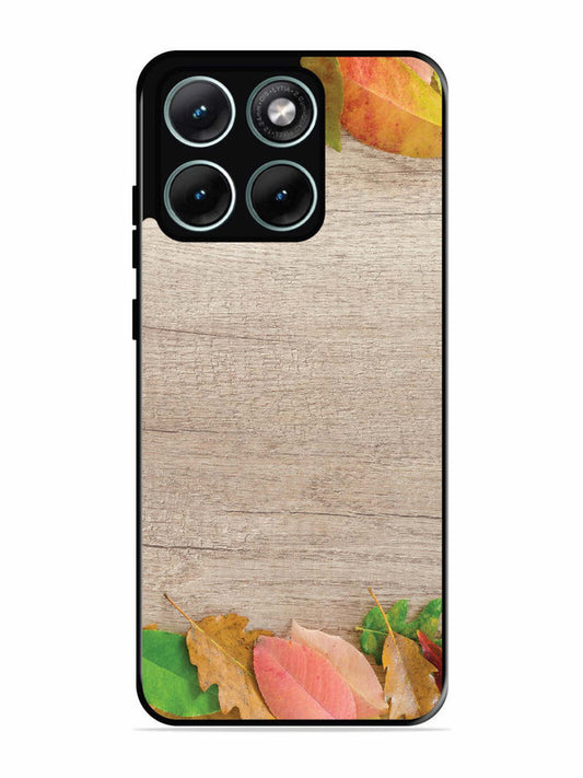 Motorola Edge 70 Fusion Autumn Leafs On Wooden Table