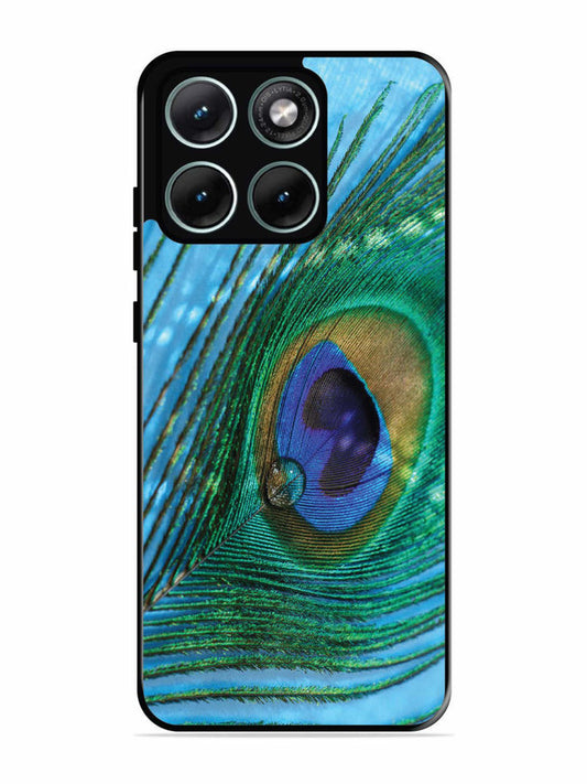Motorola Edge 70 Fusion A drop on Peacock Feather