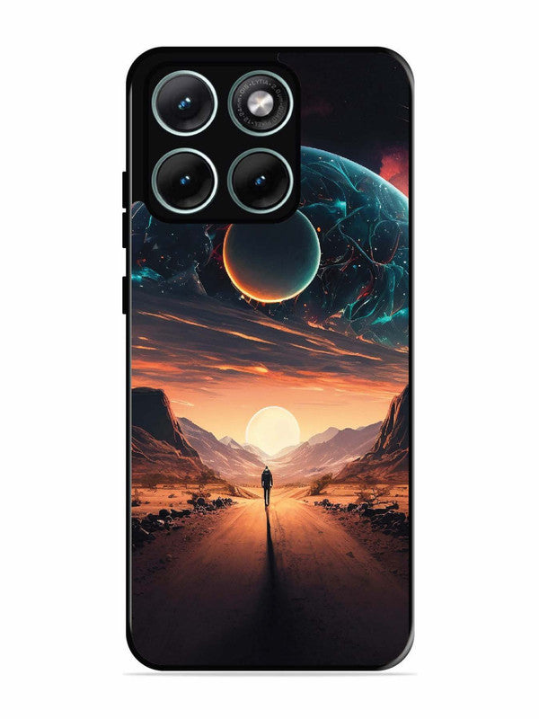 Motorola Edge 70 Fusion Sunset with space scene