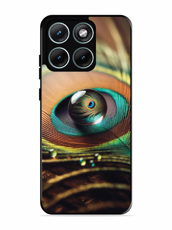 Motorola Edge 70 Fusion Water Drop On Peacock Feather