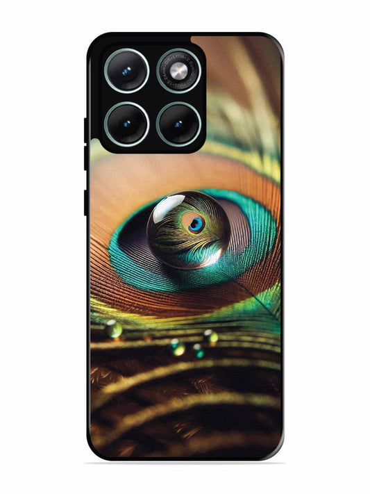 Motorola Edge 70 Fusion Water Drop On Peacock Feather