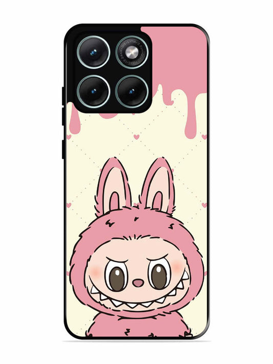 Motorola Edge 70 Fusion Labubu Closeup Pink