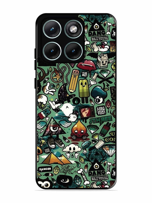 Motorola Edge 70 Fusion Pop Art Doodle Graffiti Collage