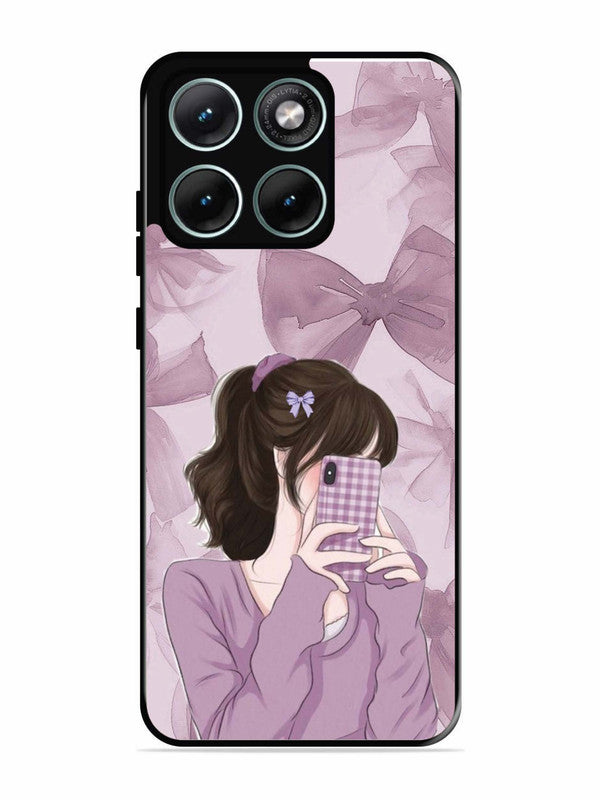Motorola Edge 70 Fusion Pinky Girl taking selfie