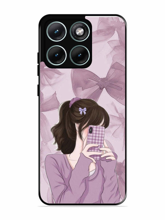 Motorola Edge 70 Fusion Pinky Girl taking selfie