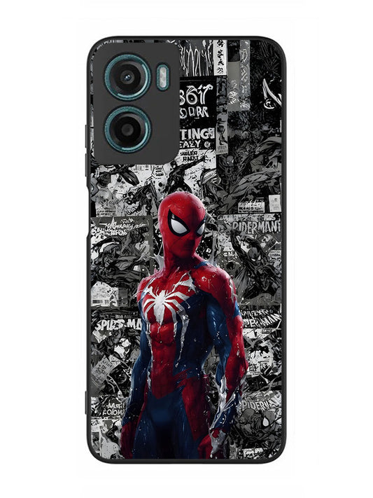 Motorola Moto G05 Spiderman Highlighted on News Paper