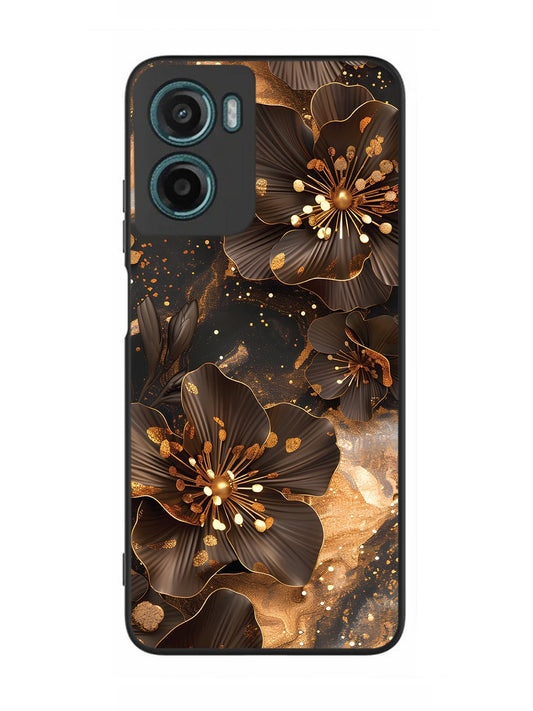 Motorola Moto G05 Golden Flowars