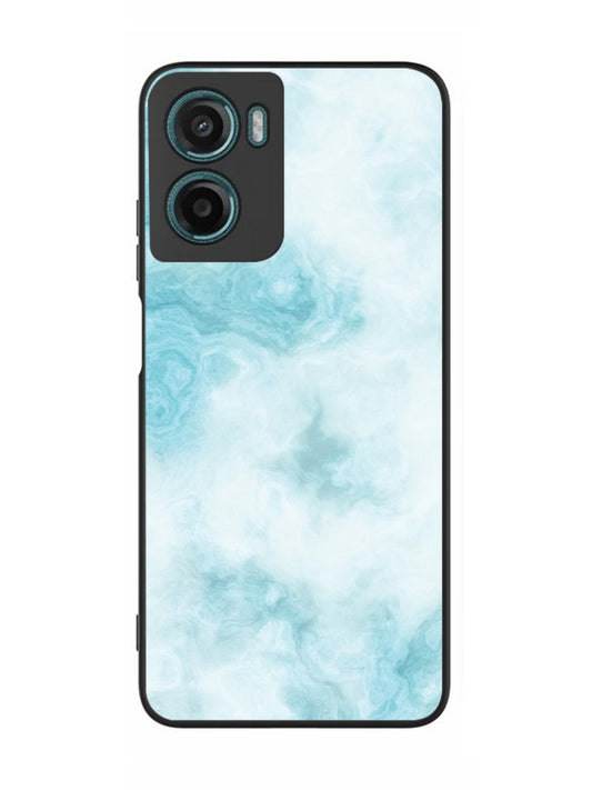 Motorola Moto G05 Light Blue with White Ocean Marble