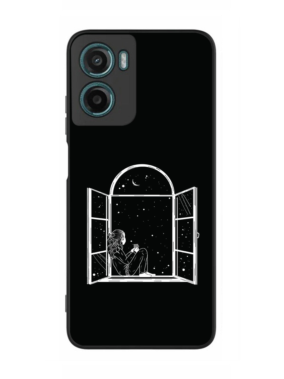 Motorola Moto G05 Little Girl on Window