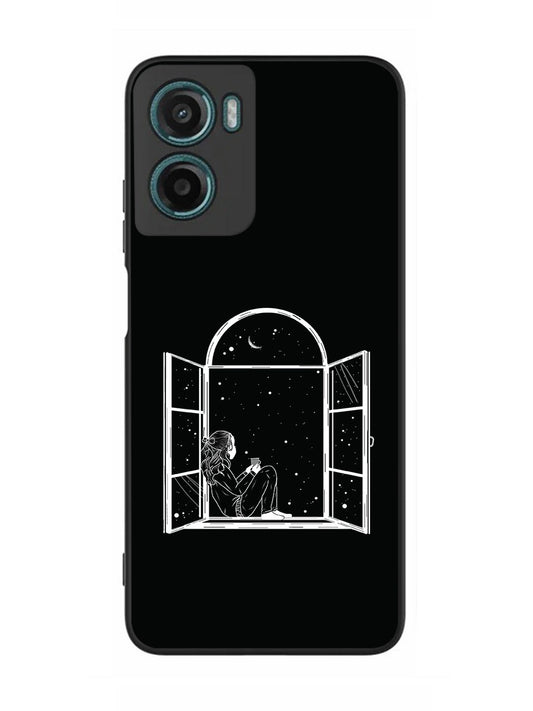 Motorola Moto G05 Little Girl on Window