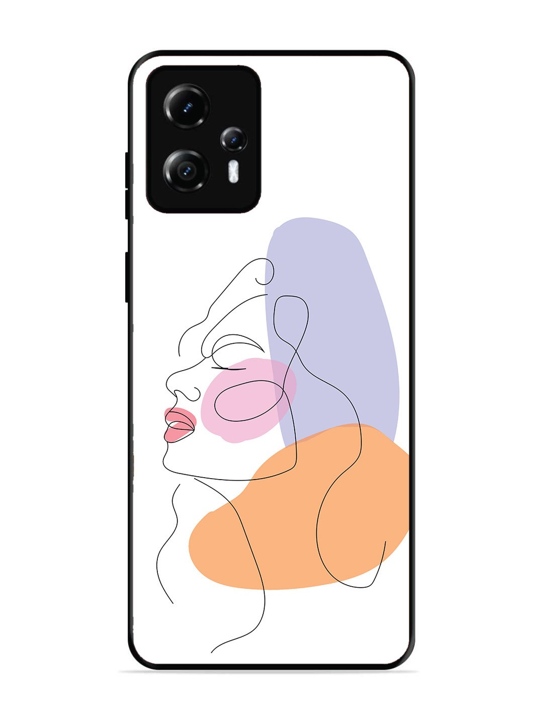 Motorola Moto G13 Line Art Girl Face