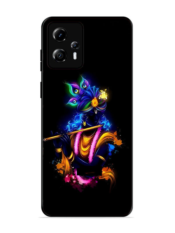 Motorola Moto G13 | 2D Metal | Krishna Playing Flute | MO-G13-460