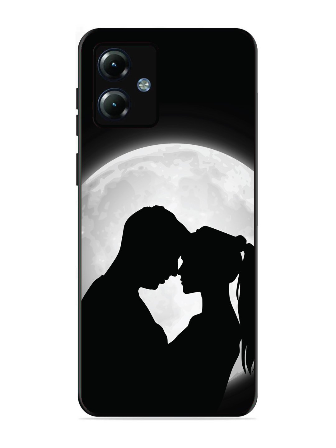 Motorola Moto G14 Couple on Moon