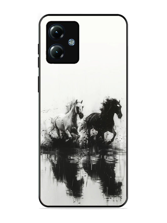 Motorola Moto G14 Black & White Horse