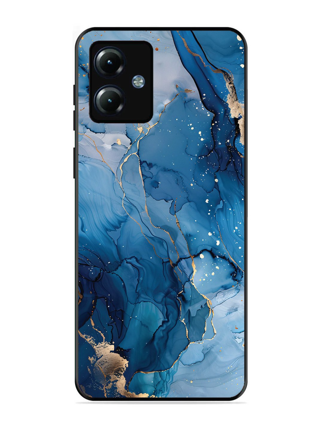 Motorola Moto G14 Oceanic Pattern with Golden Sprinkles