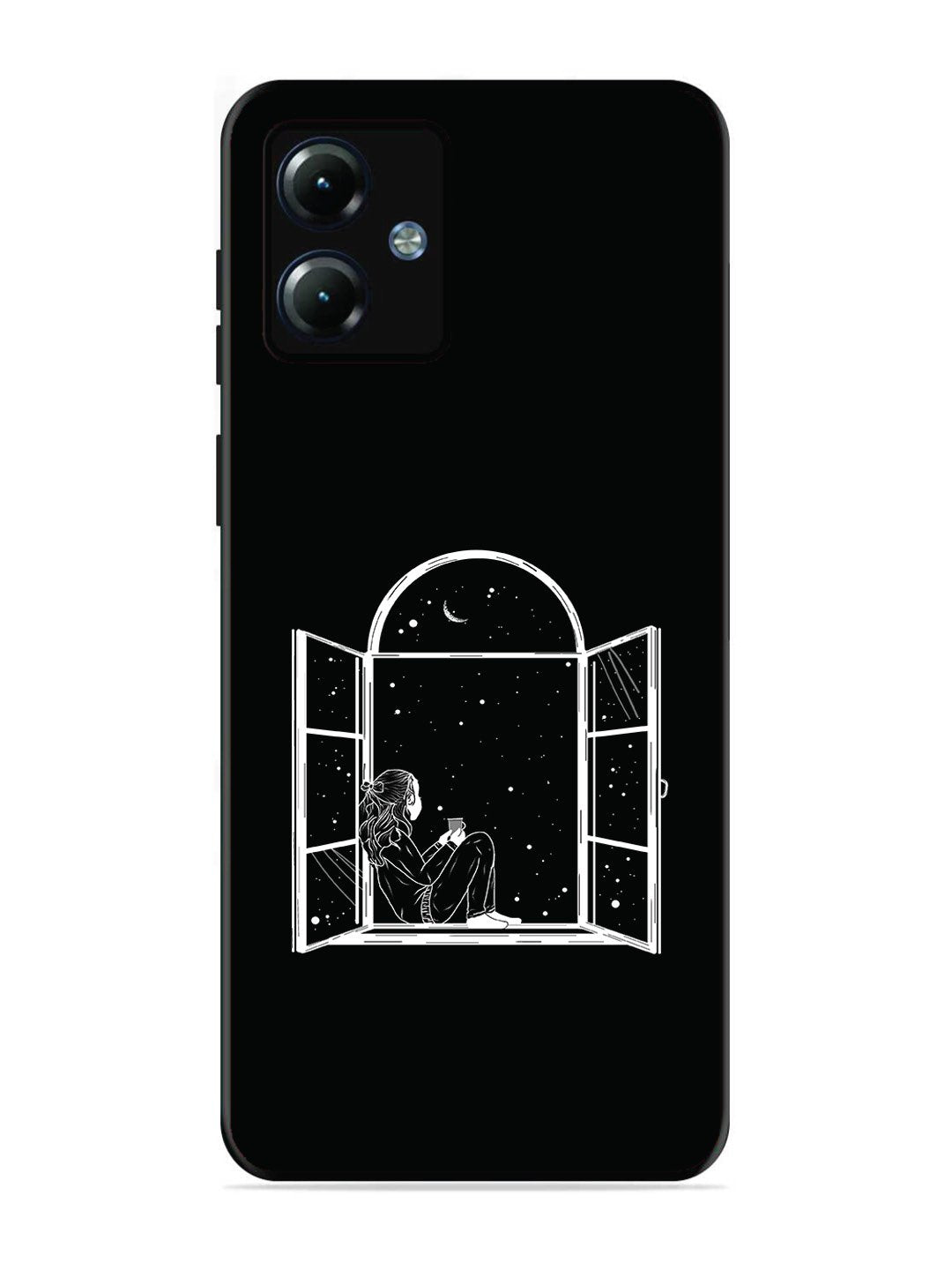 Motorola Moto G14 Little Girl on Window