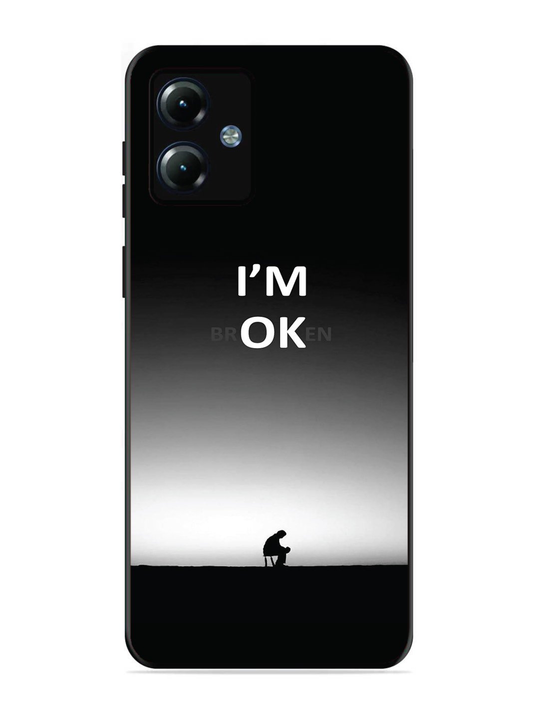 Motorola Moto G14 I'm Broken A man on Chair Alone