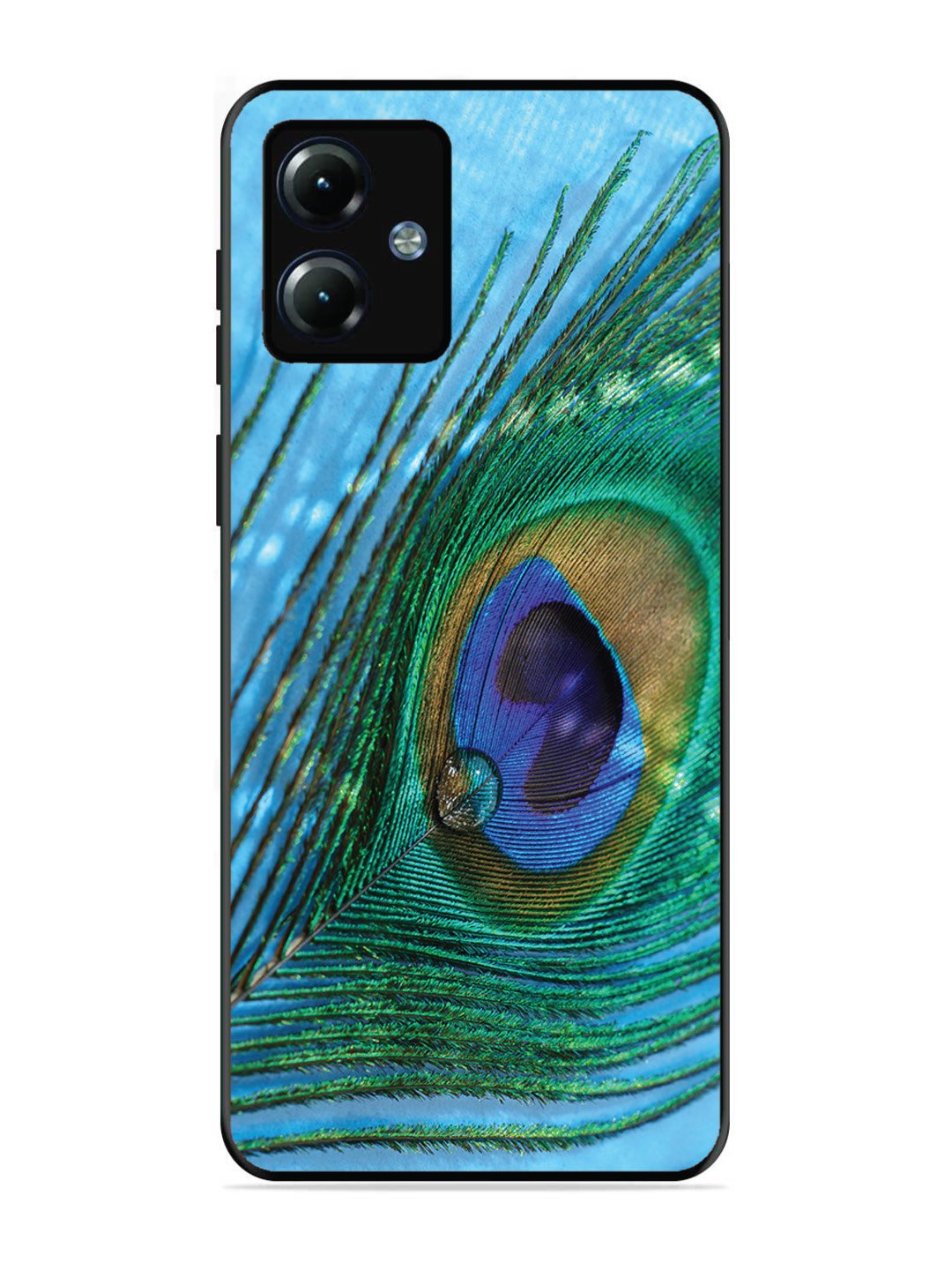 Motorola Moto G14 A drop on Peacock Feather