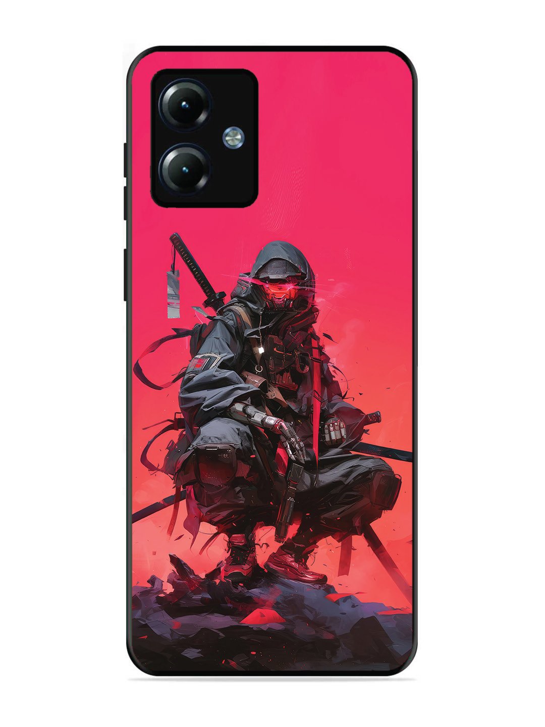 Motorola Moto G14 Cyberpunk Ninja Katana