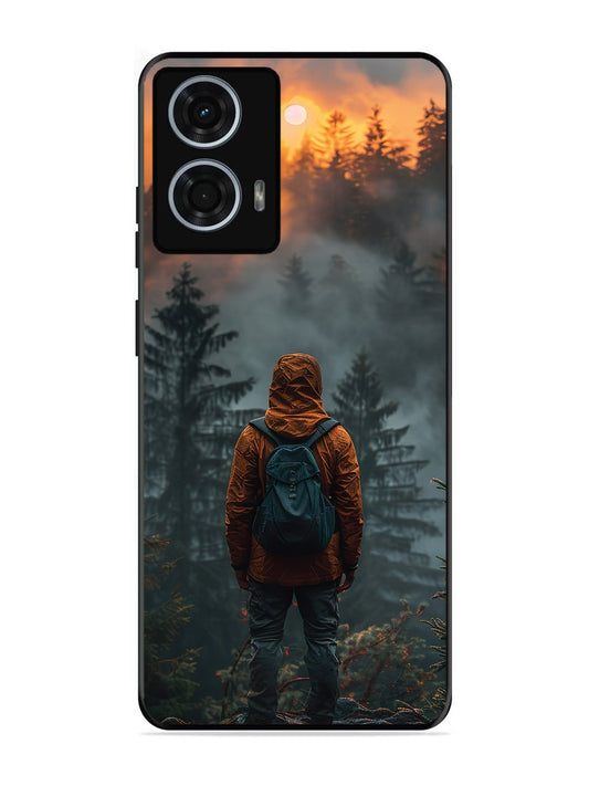 Motorola Moto G24 Power Alone in Forest