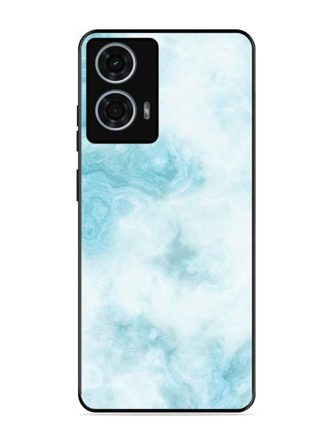 Motorola Moto G24 Power Light Blue with White Ocean Marble