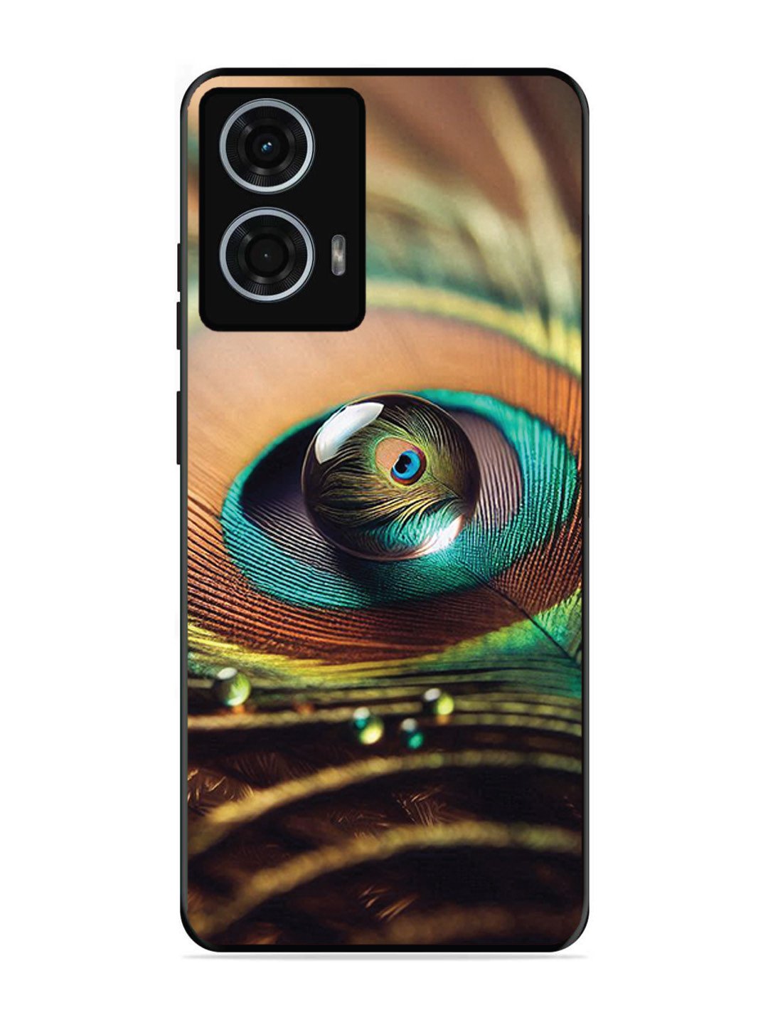 Motorola Moto G24 Power Water Drop On Peacock Feather