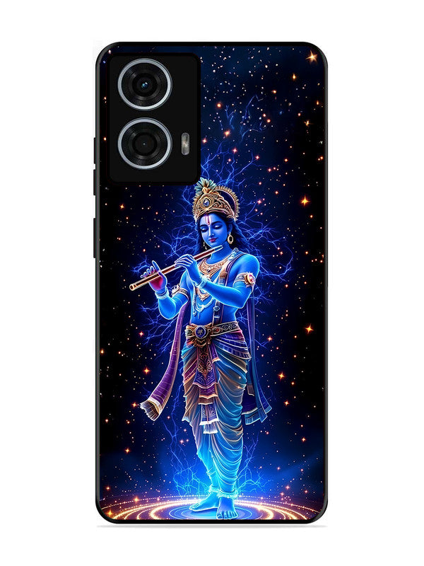 Motorola Moto G24 Power | 2D Metal | Krishna with Flute | MO-G24Pr-455