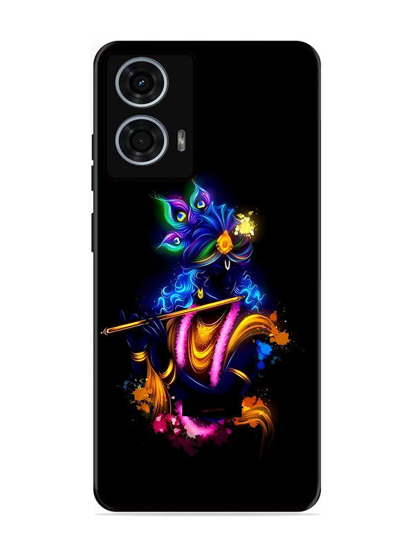 Motorola Moto G24 Power | 2D Metal | Krishna Playing Flute | MO-G24Pr-460