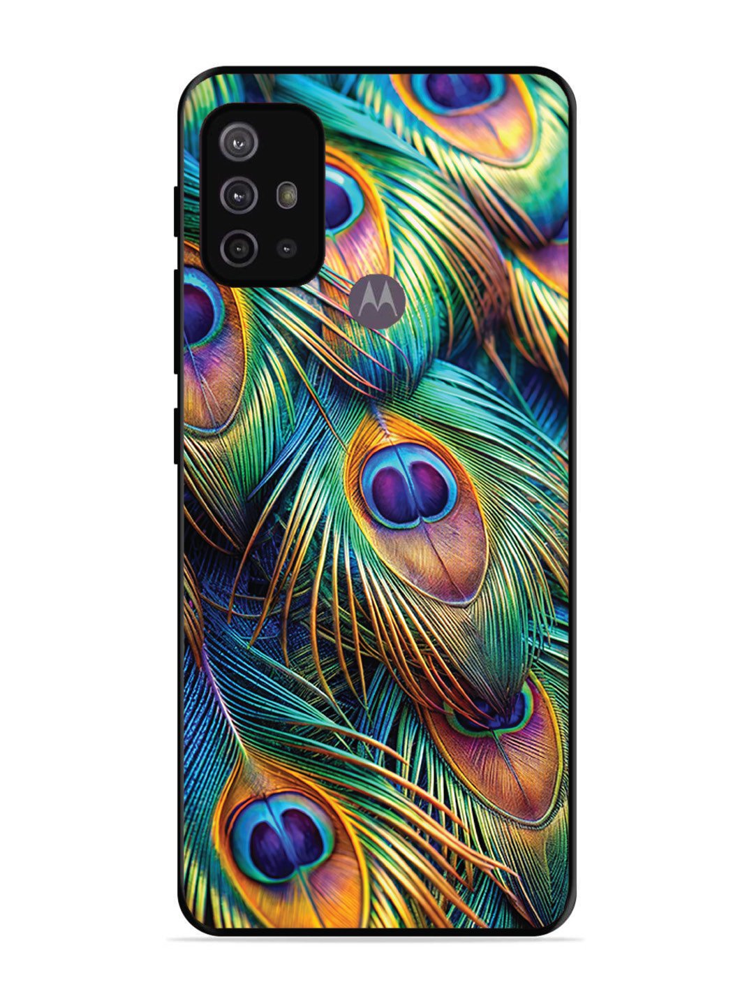 Motorola Moto G30 peacock feather