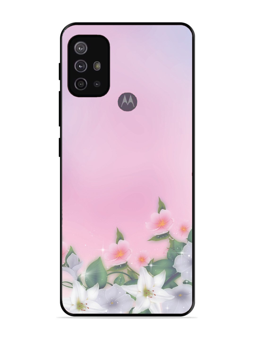 Motorola Moto G30 Pink Floral Elegance