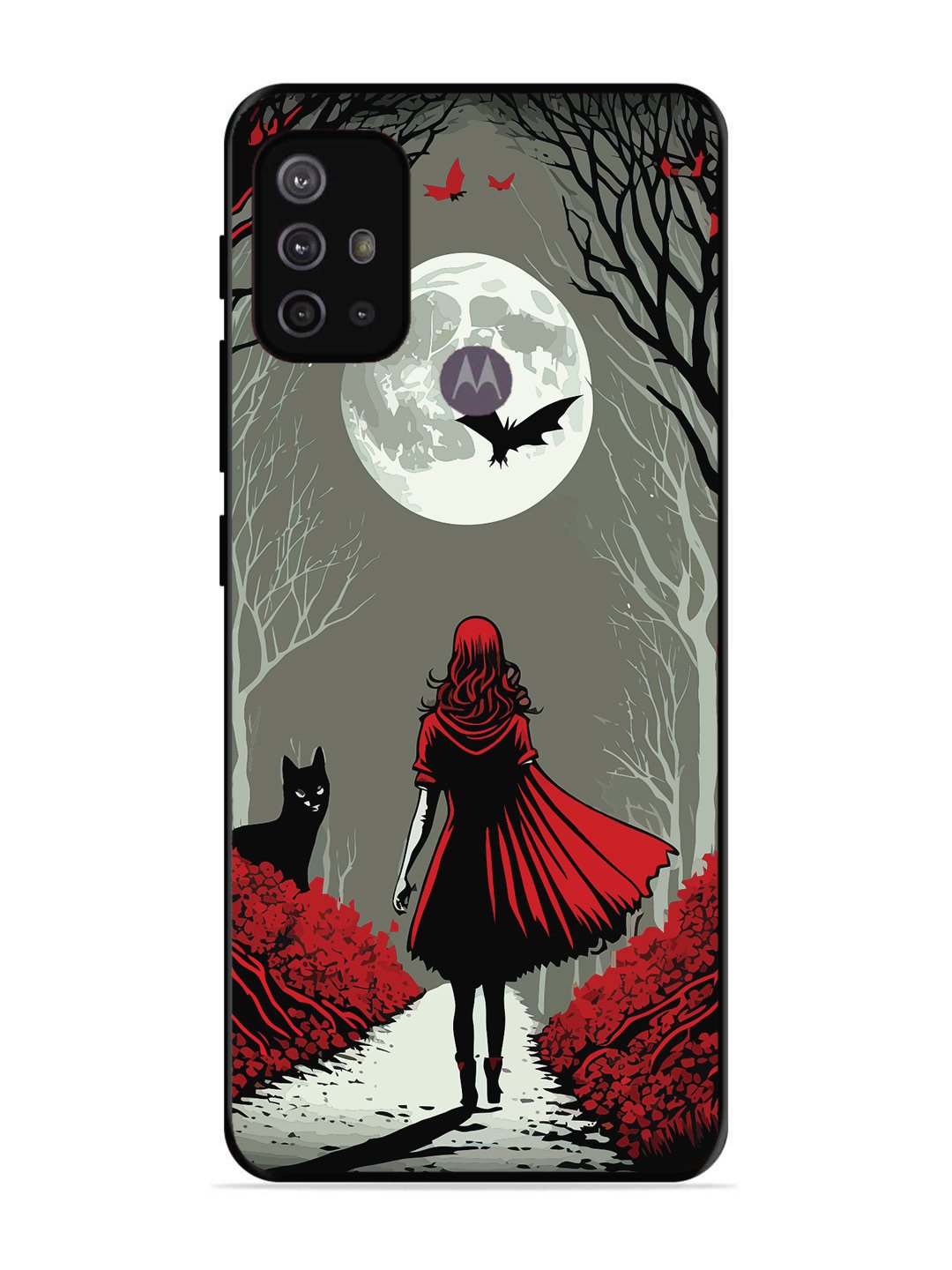 Motorola Moto G30 Scarlet Girl in Red Forest