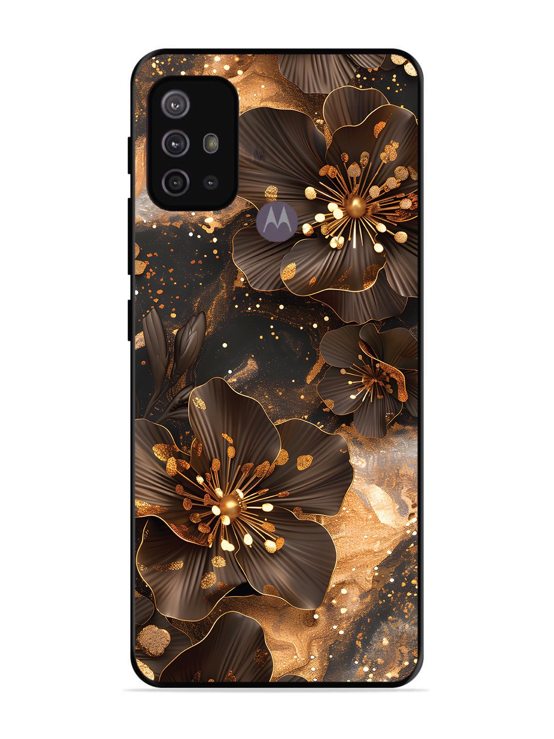 Motorola Moto G30 Golden Flowars