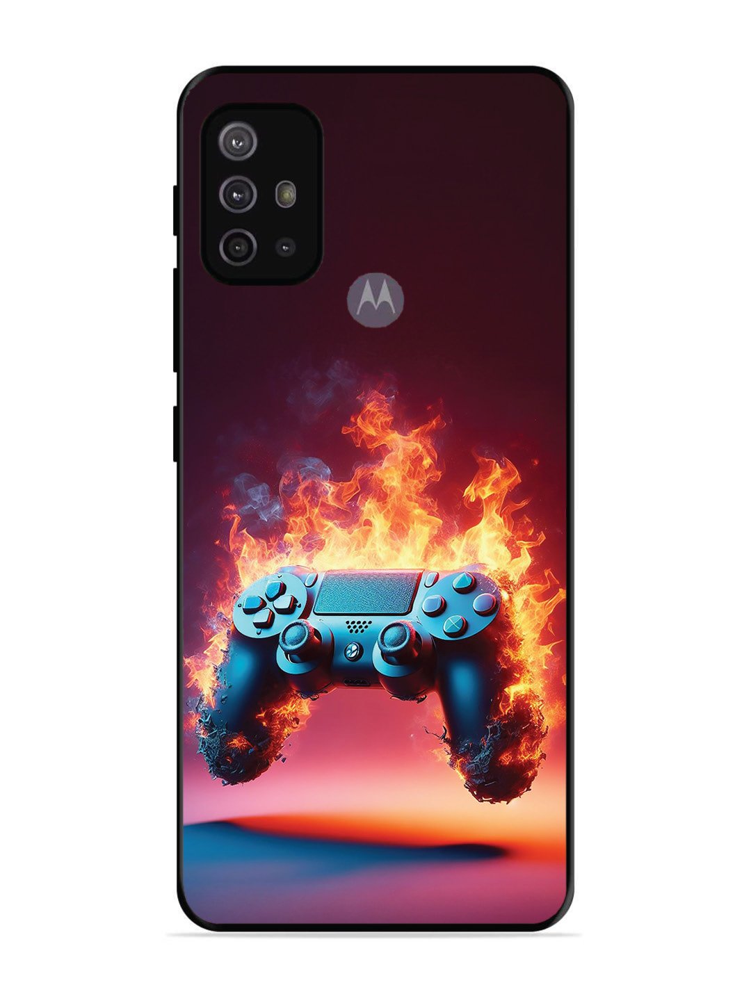 Motorola Moto G30 Console on fire