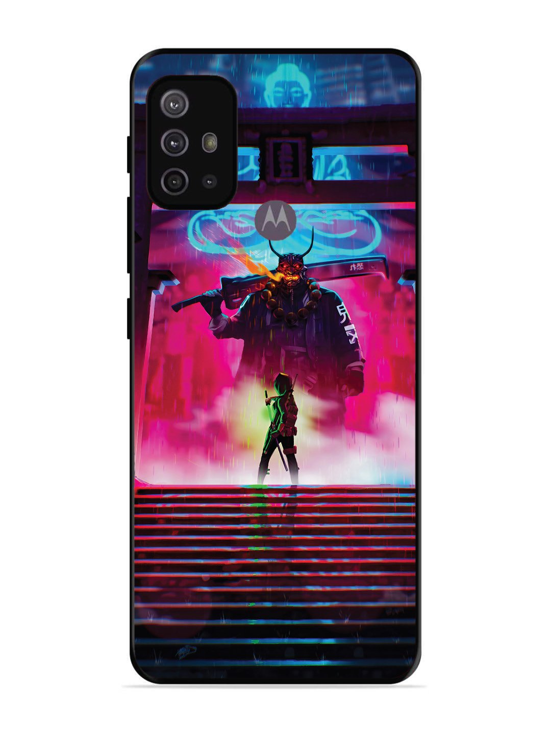 Motorola Moto G30 Cyberpunk Yokai Monster