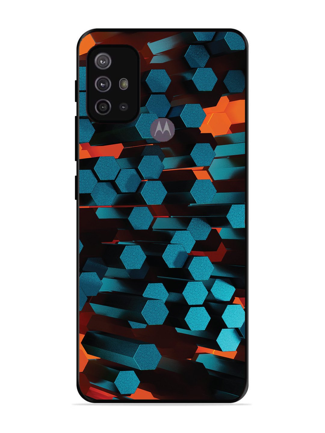 Motorola Moto G30 Hexagon 3D Abstract
