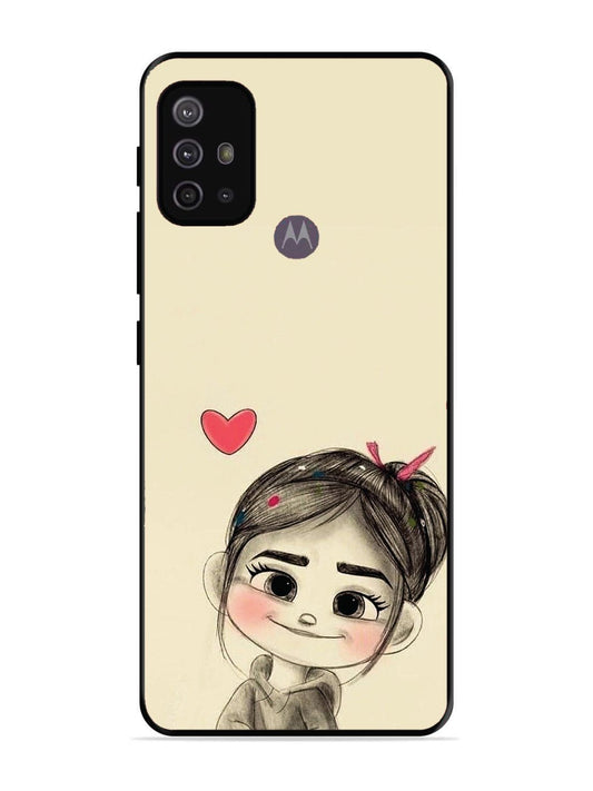 Motorola Moto G30 Cute Girl Looking at You
