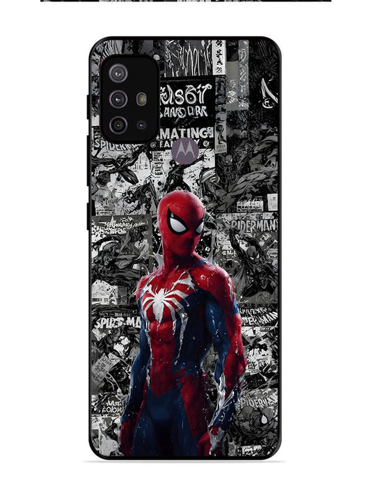 Motorola Moto G30 Spiderman Highlighted on News Paper