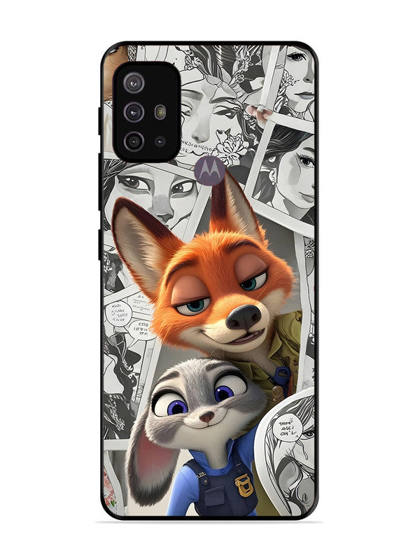 Motorola Moto G30 Cute Nick wilde and judy hopps