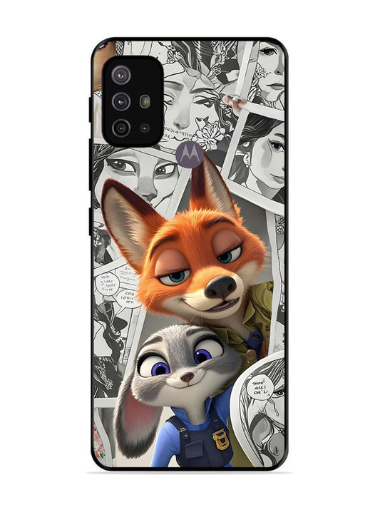 Motorola Moto G30 Cute Nick wilde and judy hopps