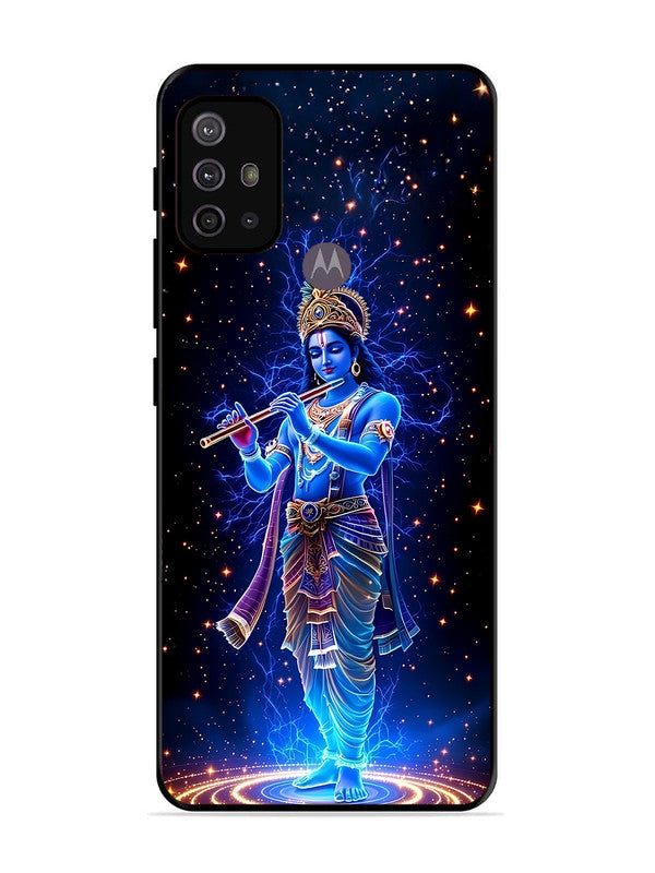 Motorola Moto G30 | 2D Metal | Krishna with Flute | MO-G30-455