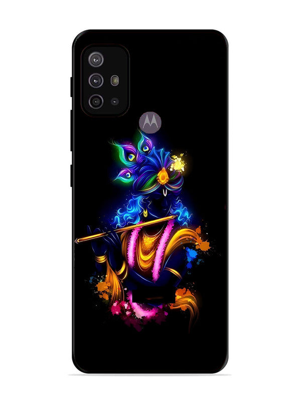 Motorola Moto G30 | 2D Metal | Krishna Playing Flute | MO-G30-460
